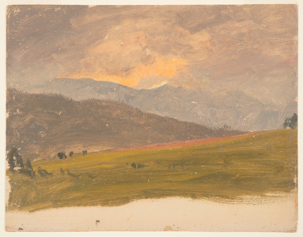 Landskab, Hudson Valley af Frederic Edwin Church