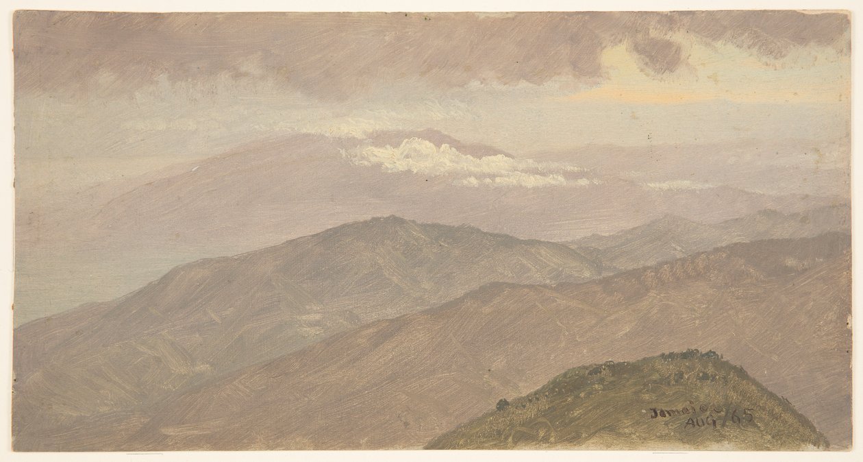 Landskab, Jamaica af Frederic Edwin Church