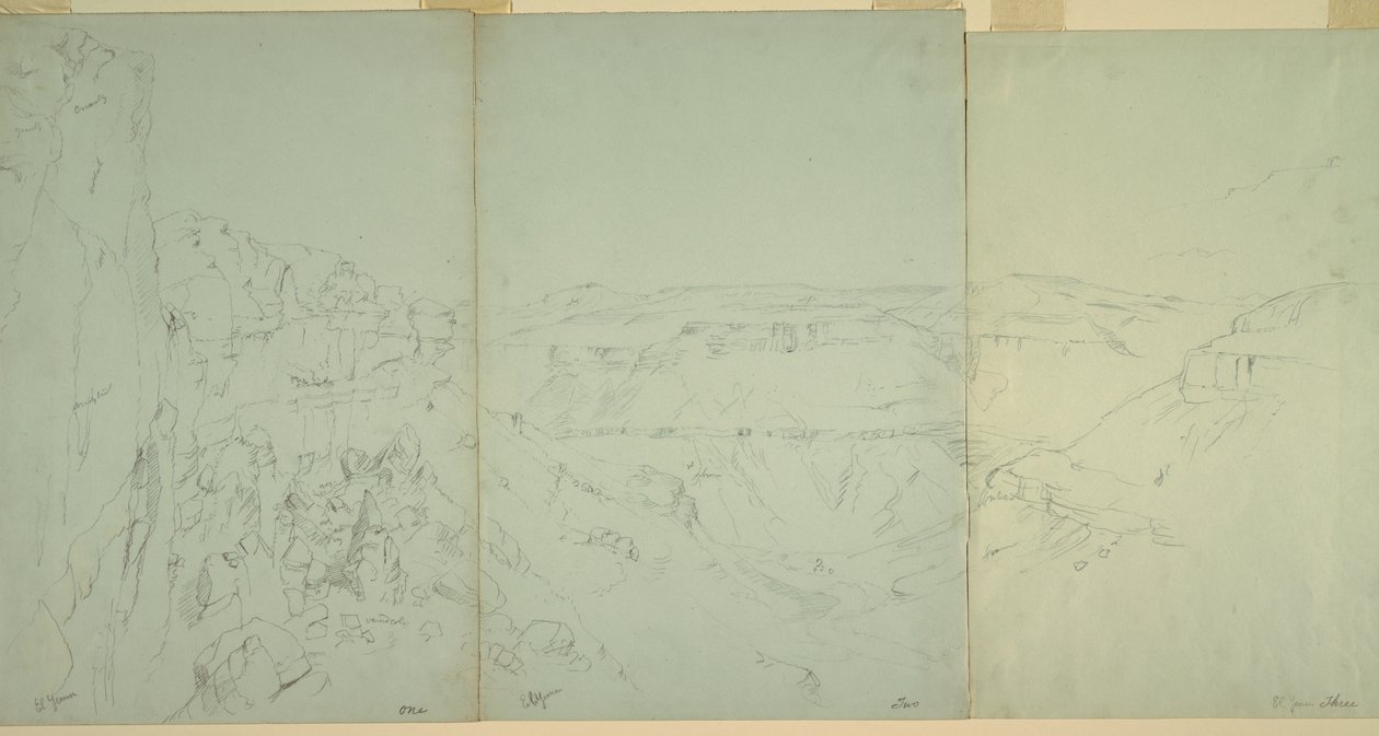 Landskab i El Yeman af Frederic Edwin Church
