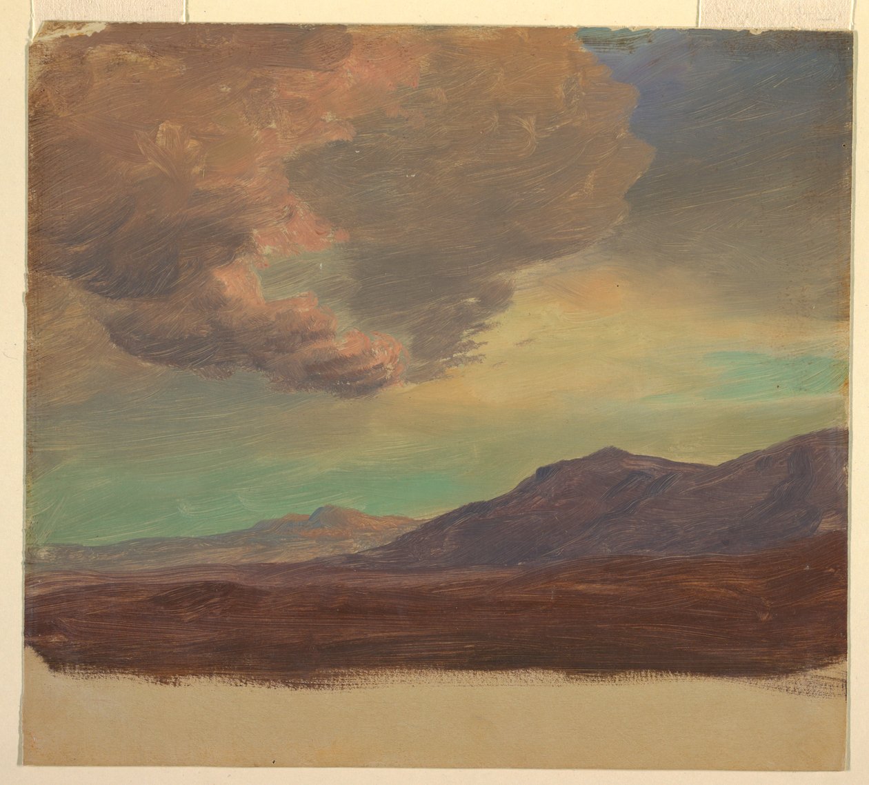 Landskab, nær Palæstina eller Syrien af Frederic Edwin Church