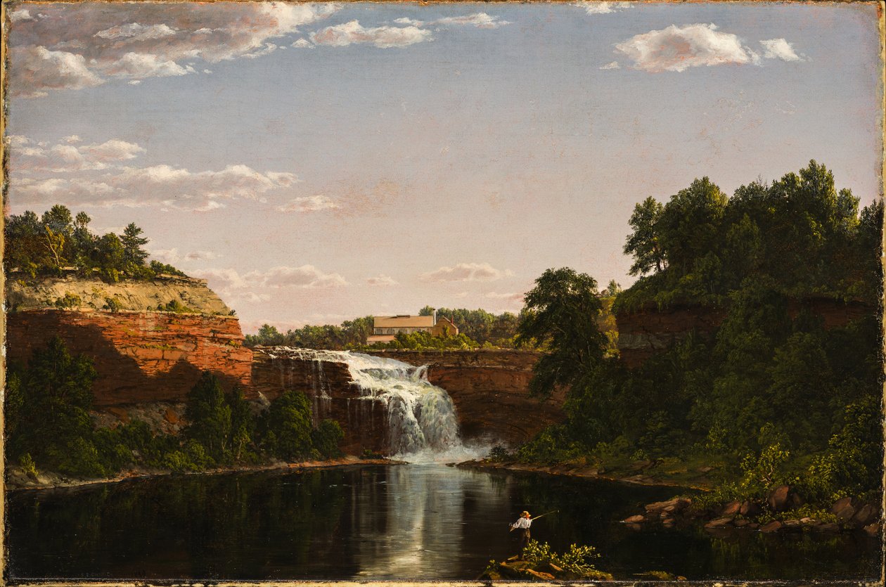 Lower Falls, Rochester af Frederic Edwin Church