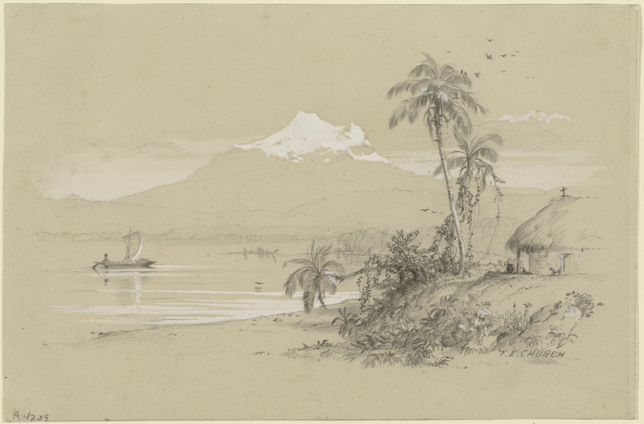 Magdalena-floden, Ny Granada, Ecuador af Frederic Edwin Church