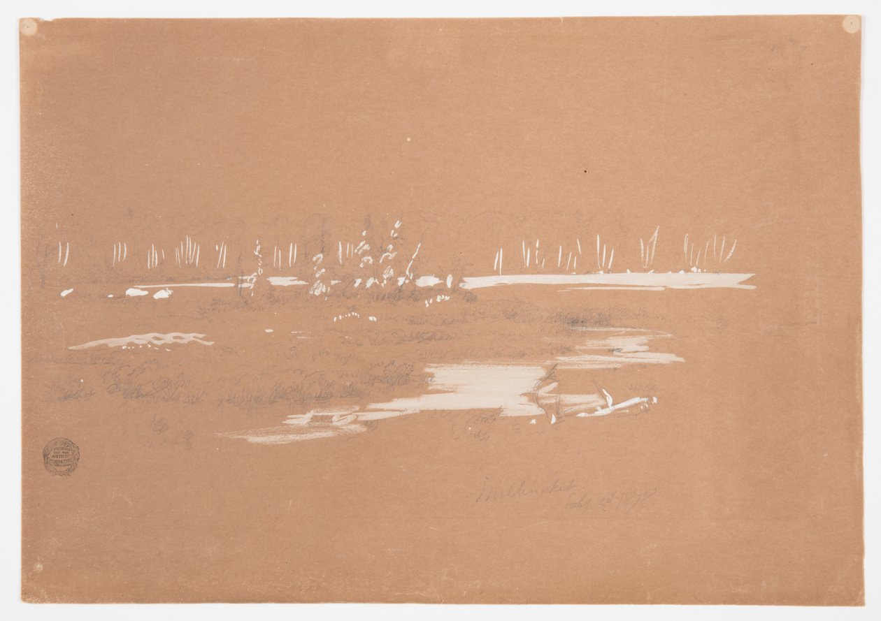 Marshy Landscape nær Millinocket, Maine af Frederic Edwin Church