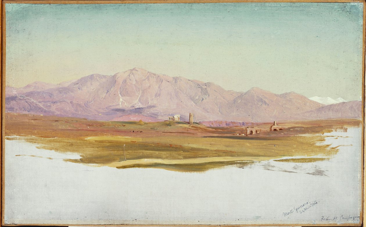 Mount Guinaro, Sabinebjergene, 1869 af Frederic Edwin Church