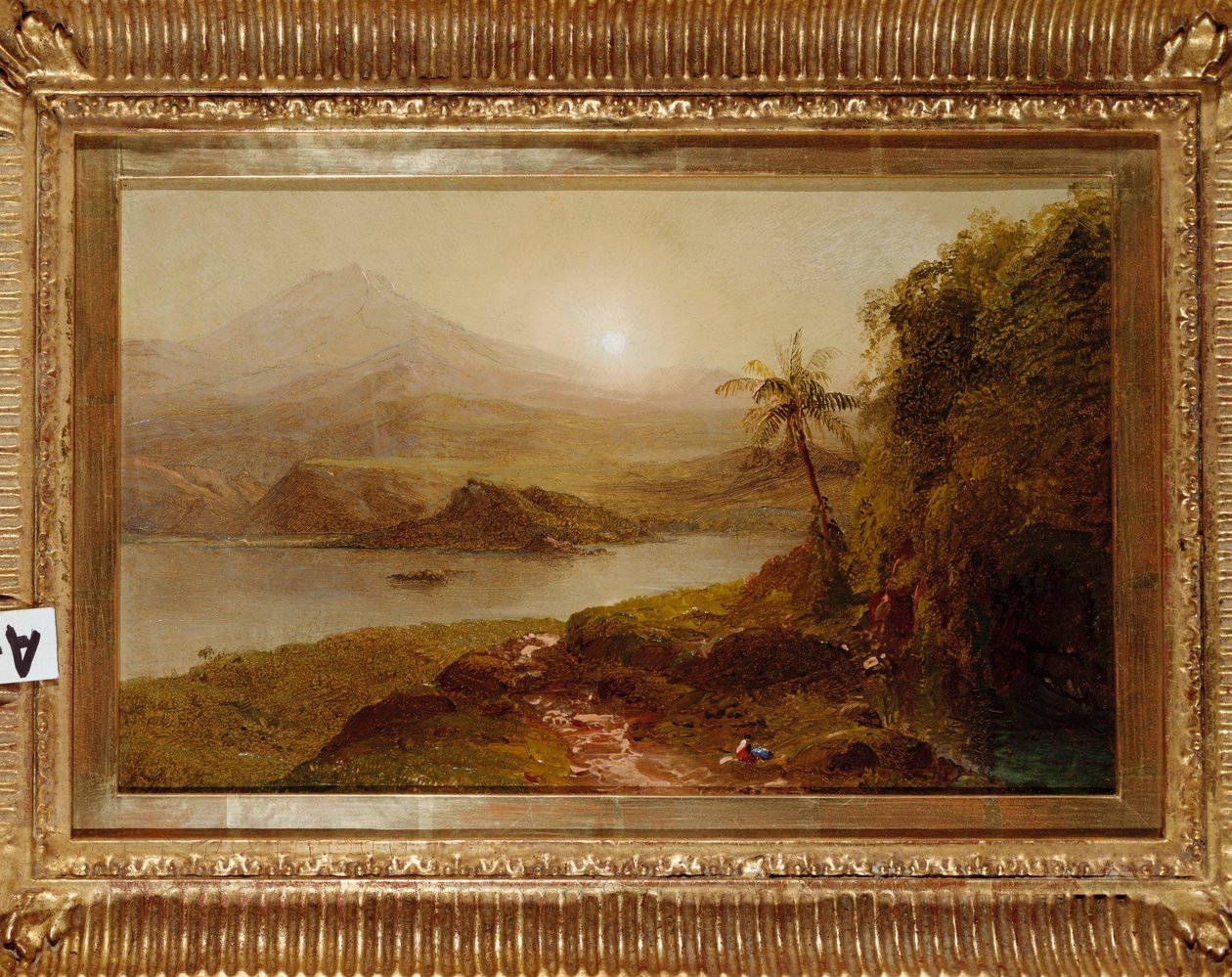 Bjerglandskab af Frederic Edwin Church