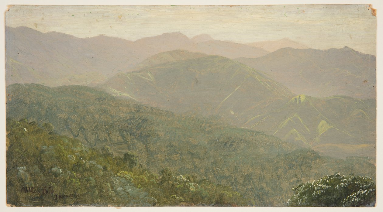 Bjerglandskab, Jamaica af Frederic Edwin Church