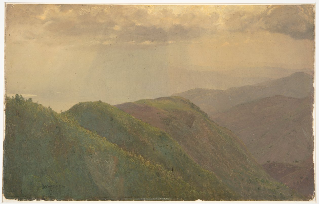 Bjerge i Jamaica af Frederic Edwin Church