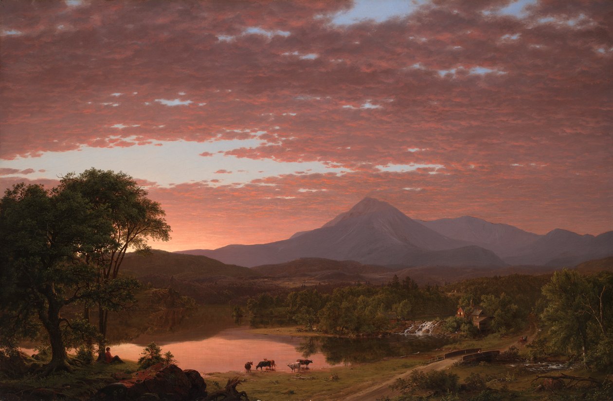Ktaadn bjerg af Frederic Edwin Church