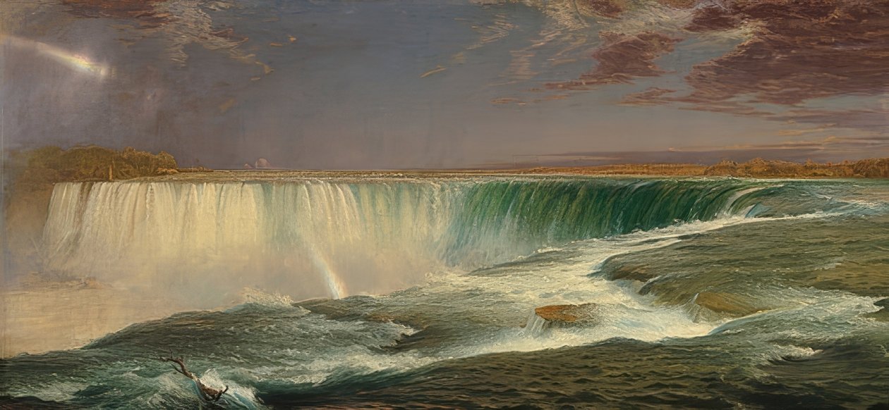 Niagara. 1857 af Frederic Edwin Church
