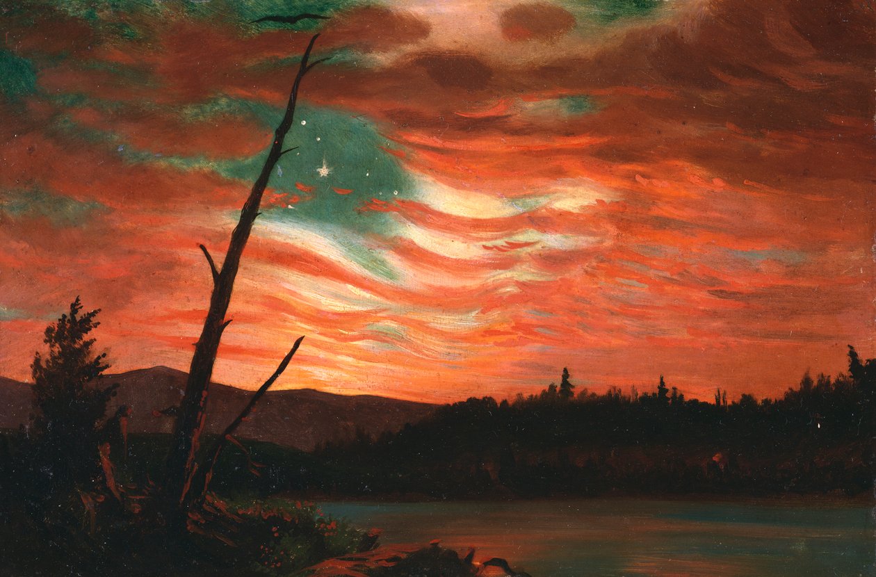 Vores banner i himlen af Frederic Edwin Church