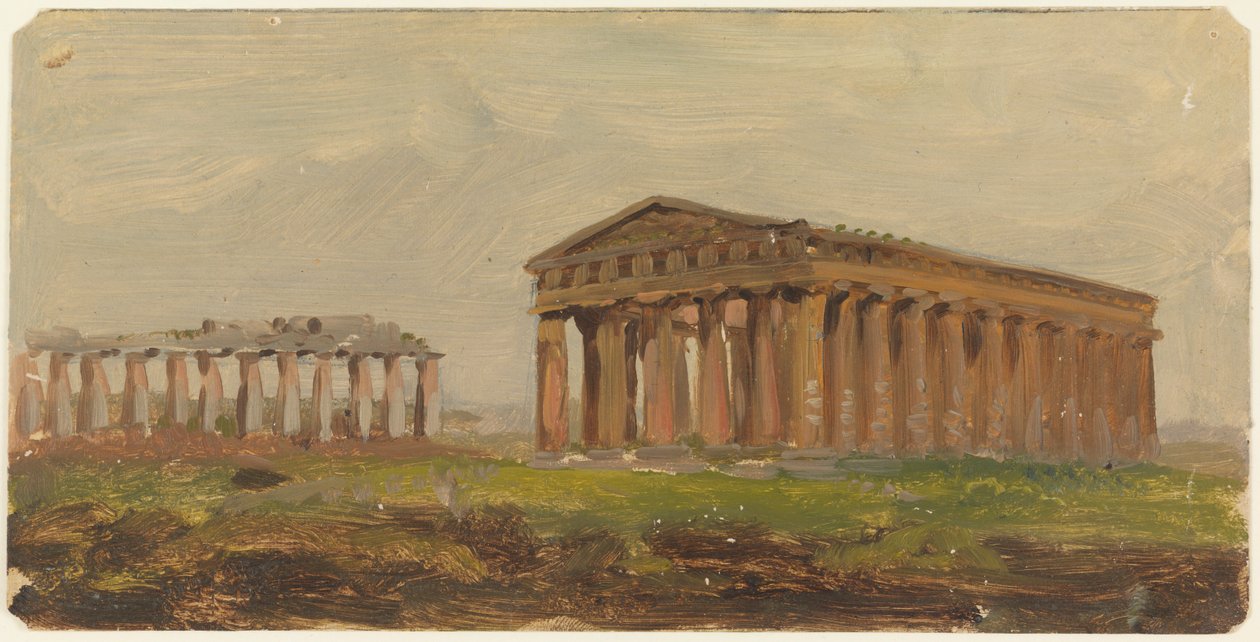 Paestum, Neptuns tempel af Frederic Edwin Church