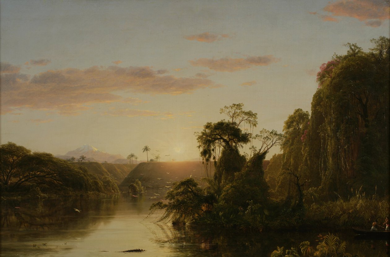 Scene på Magdalena, 1854 af Frederic Edwin Church