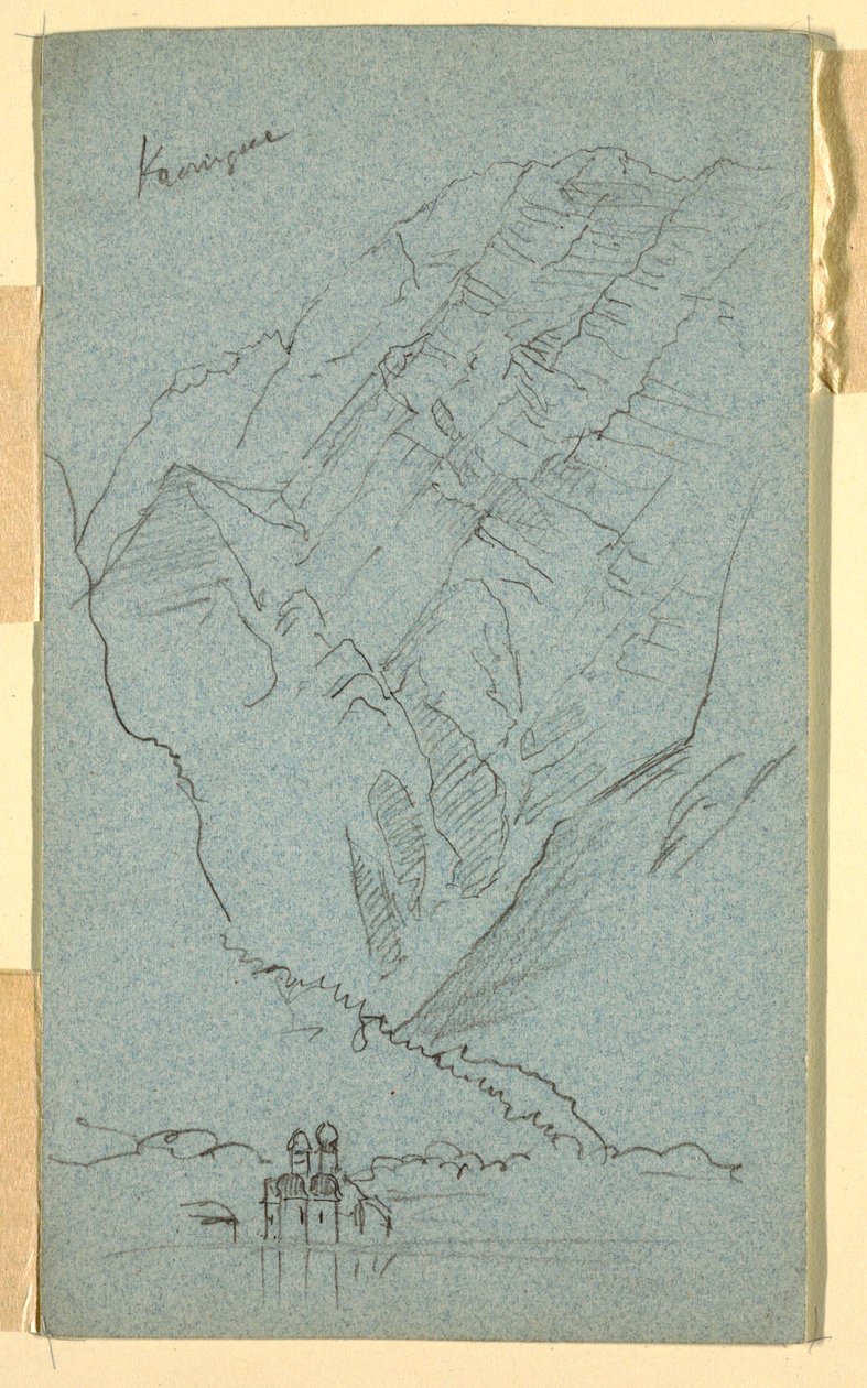 Bredden af Konigssee, B af Frederic Edwin Church