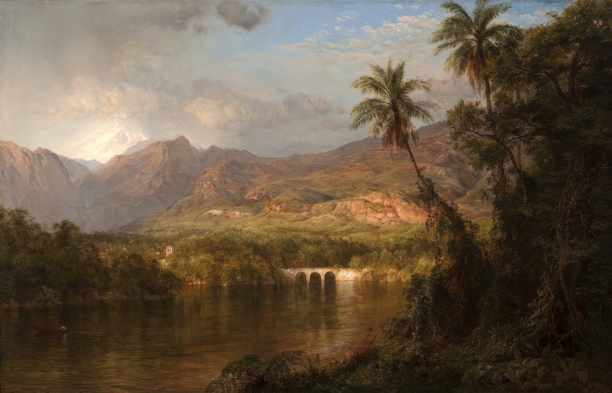 Sydamerikansk landskab af Frederic Edwin Church