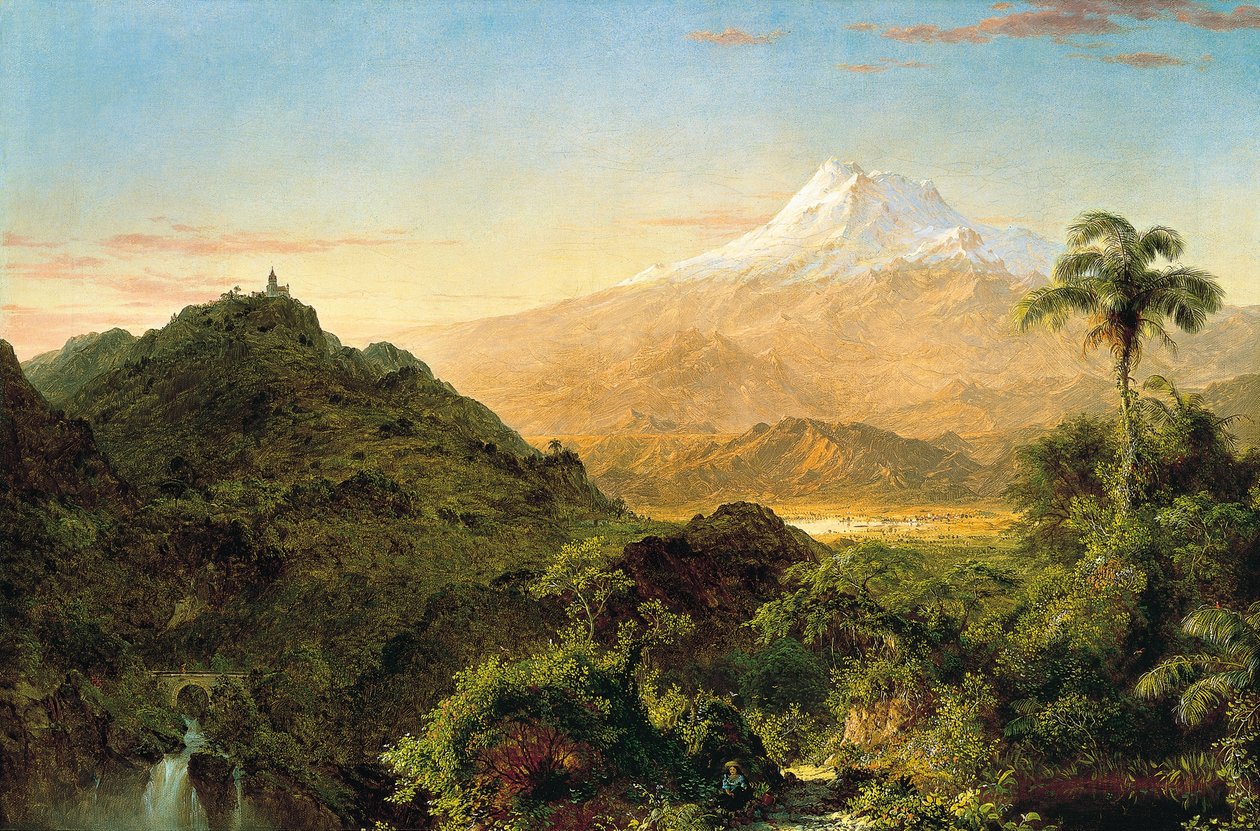 Sydamerikansk landskab af Frederic Edwin Church