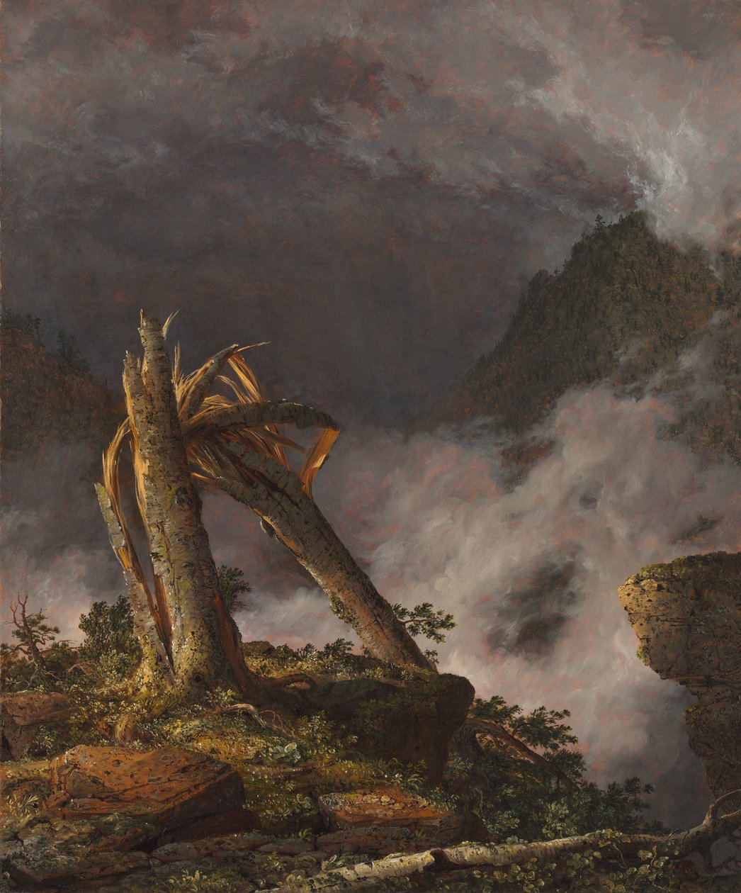 Storm i bjergene af Frederic Edwin Church
