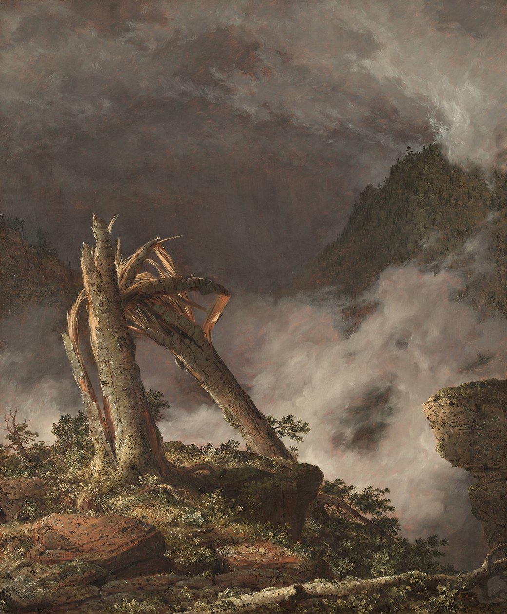 Storm i bjergene af Frederic Edwin Church