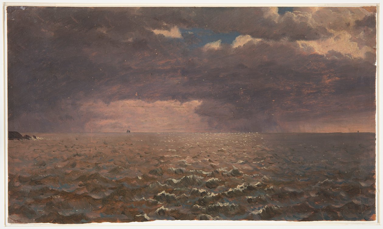 Stormfuldt Hav af Frederic Edwin Church