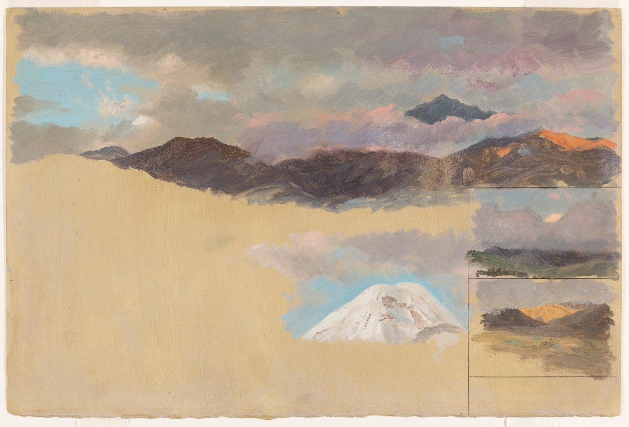 Undersøgelser af Mount Chimborazo, Ecuador af Frederic Edwin Church