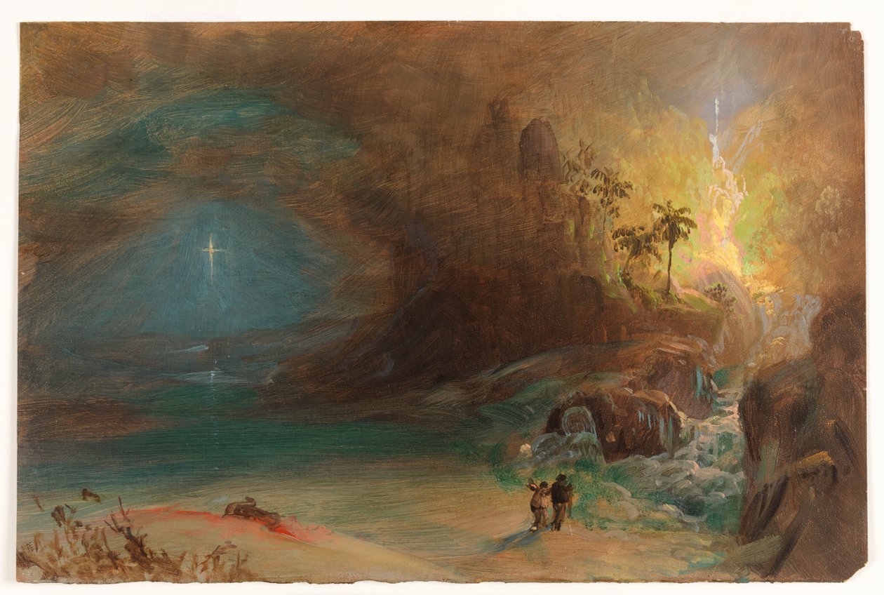 Studie til "Apotheosis to Thomas Cole" af Frederic Edwin Church