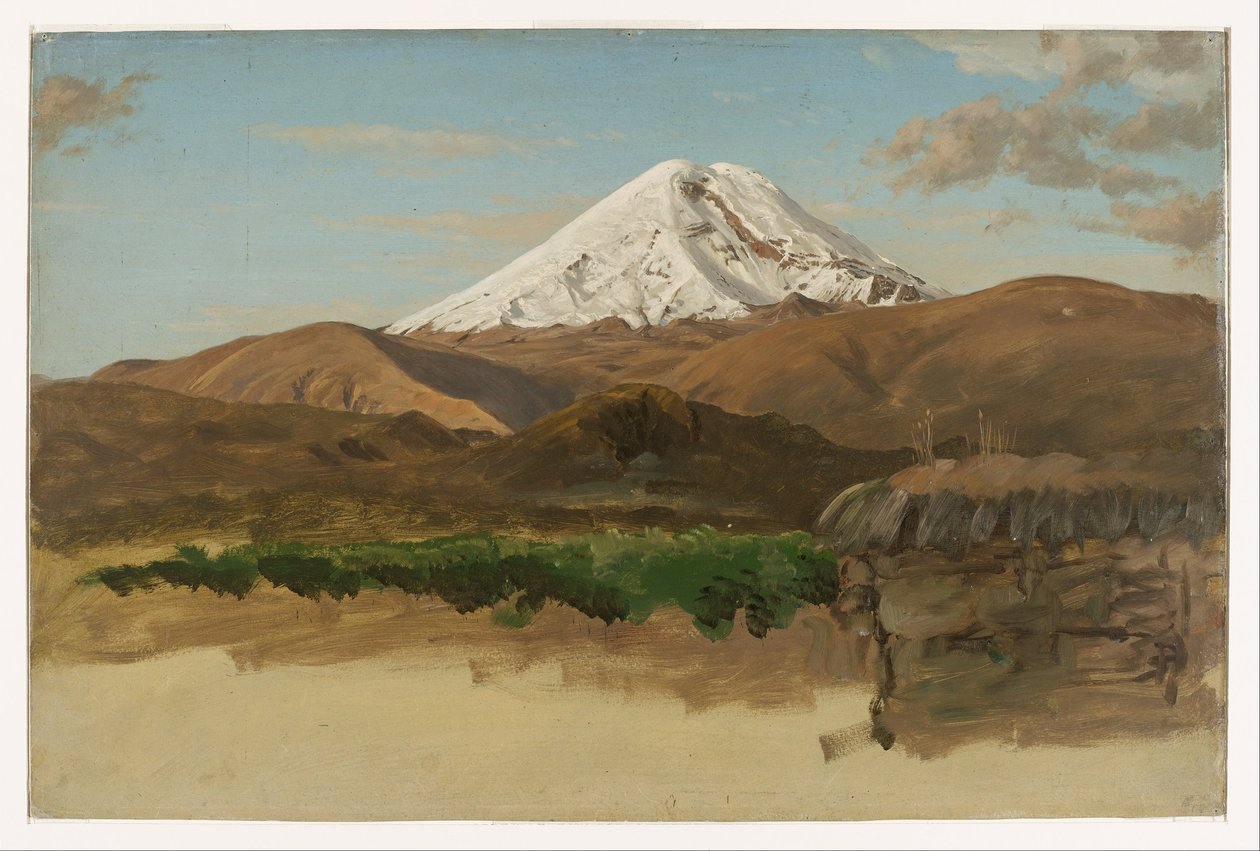Undersøgelse af Mount Chimborazo, Ecuador af Frederic Edwin Church