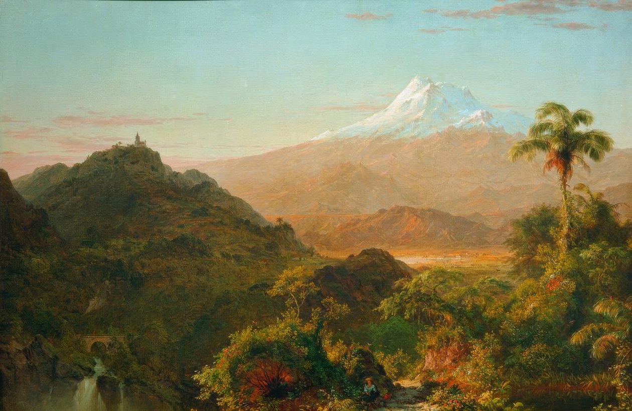 Sydamerikansk landskab af Frederic Edwin Church