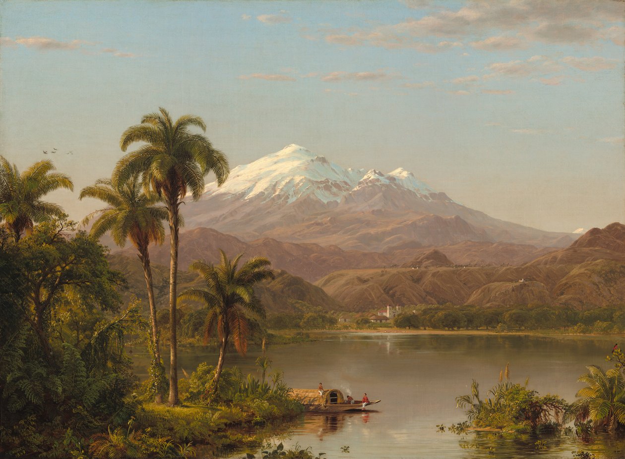 Tamaca Palms, 1854. af Frederic Edwin Church
