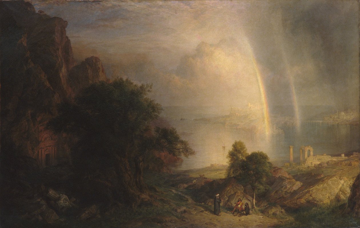 Det Ægæiske Hav, ca. 1877 (olie på lærred) af Frederic Edwin Church