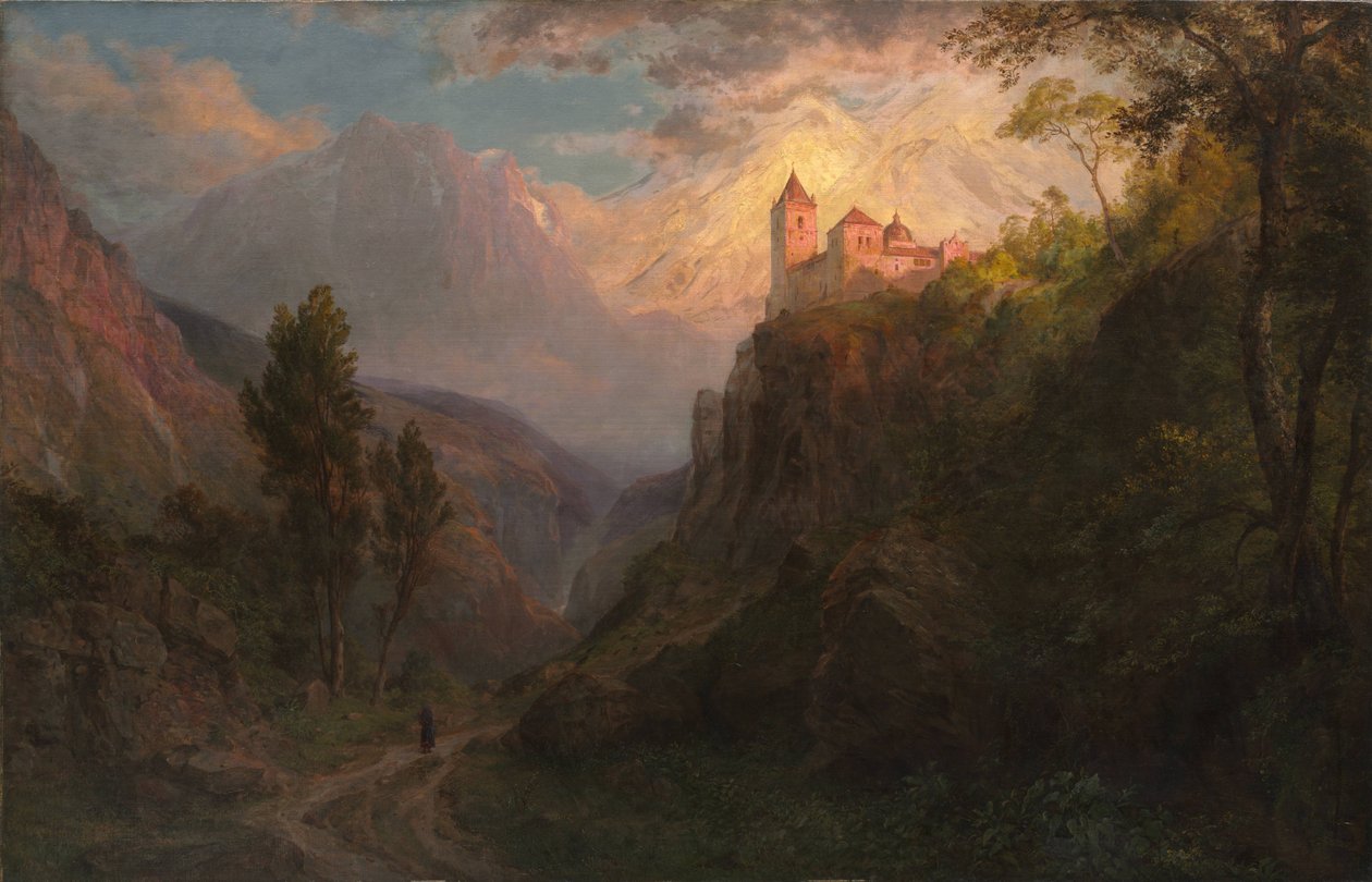 Klosteret San Pedro (Vor Frue af sneen) af Frederic Edwin Church
