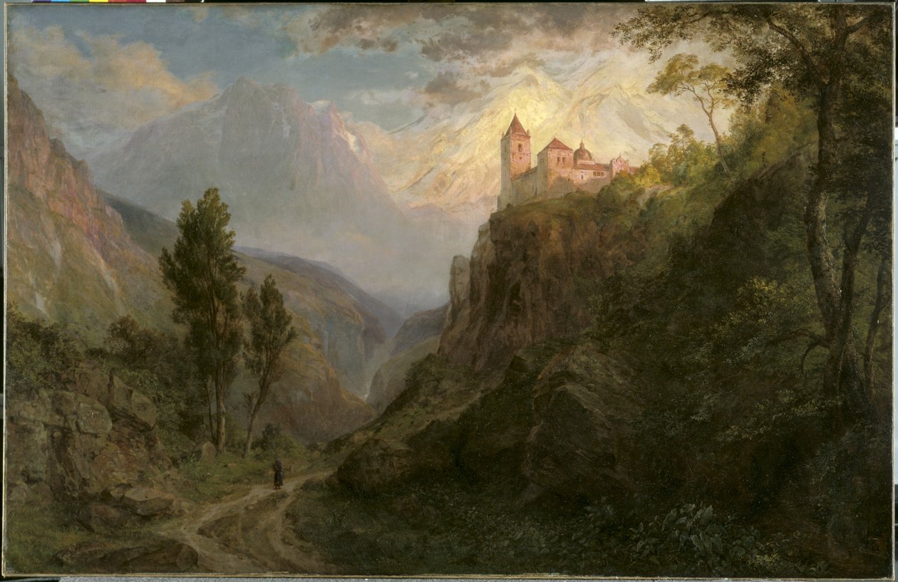 Klosteret San Pedro (Vor Frue af sneen) af Frederic Edwin Church