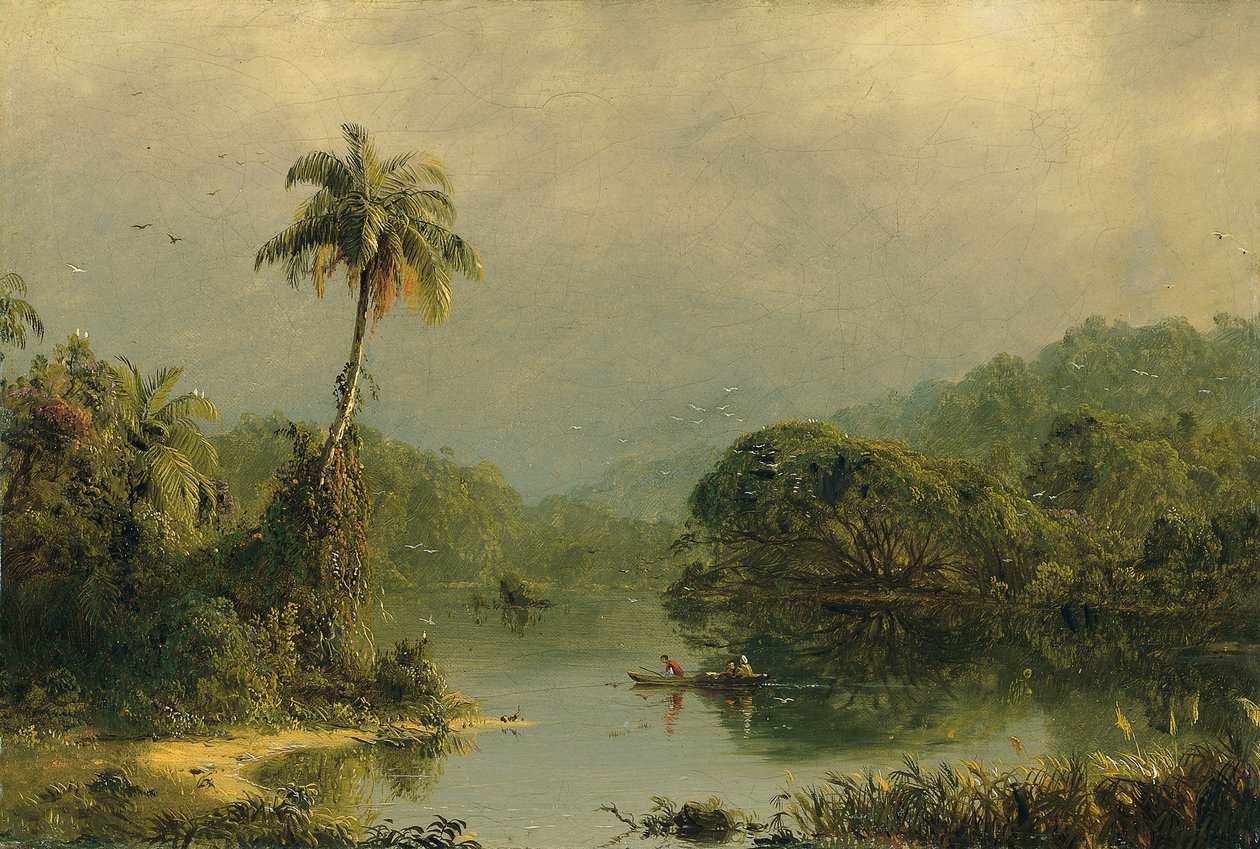 Tropisk landskab af Frederic Edwin Church