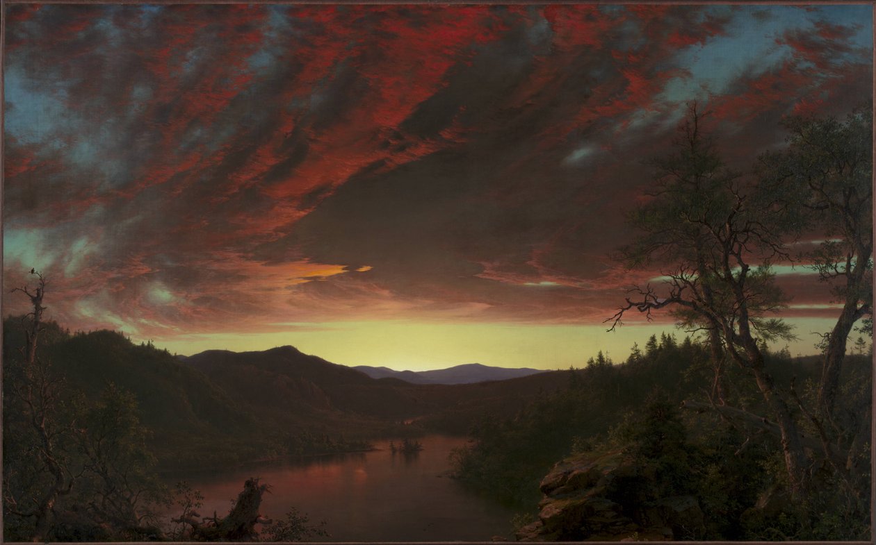Tusmørke i vildmarken af Frederic Edwin Church