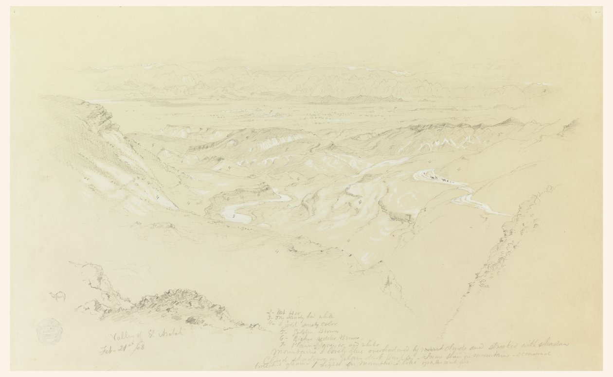 El Arabah-dalen af Frederic Edwin Church