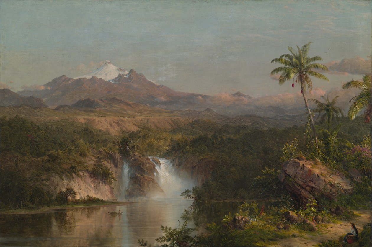 Udsigt over Cotopaxi, 1857. af Frederic Edwin Church