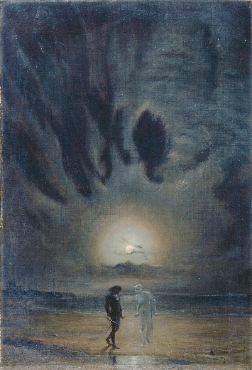 Hamlet og spøgelset af Frederic James Shields