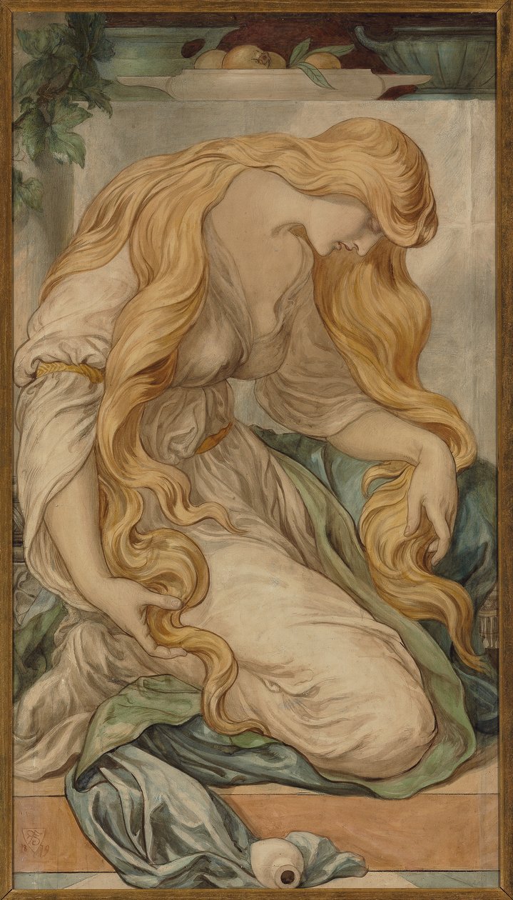 Maria Magdalene, 1879 af Frederic James Shields