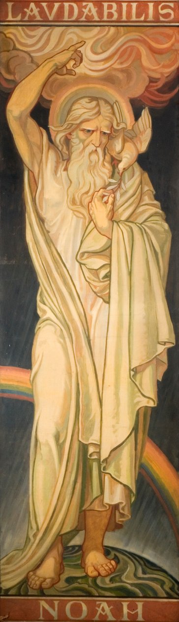 Profeter fra Det Gamle Testamente: Noah, ca. 1910 af Frederic James Shields