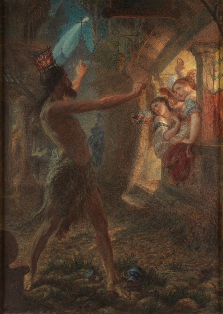 Solomon Eagle (akvarel og bodycolour med gummi arabicum) af Frederic James Shields