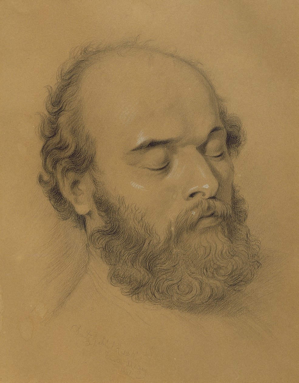 Den døde Rossetti af Frederic James Shields