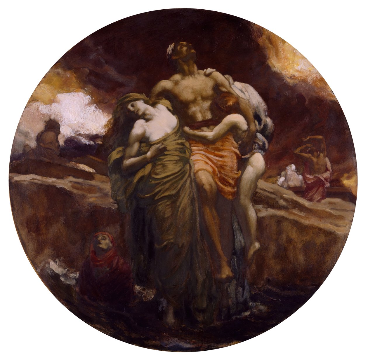 Og Havet opgav de døde, som var i det, 1891-92. af Frederic Leighton