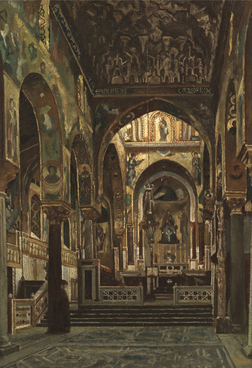 Palatinerkapellet, Palermo af Frederic Leighton
