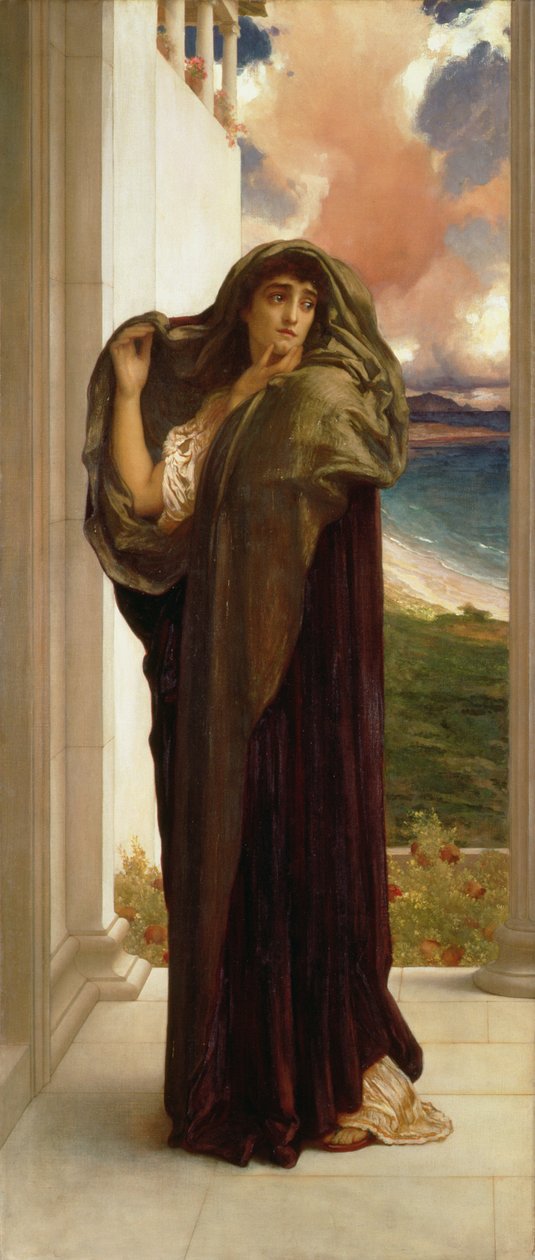 Farvel (olie på lærred) af Frederic Leighton