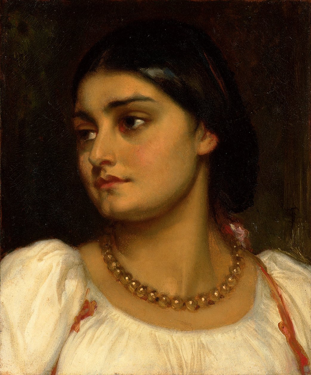 Leder af en romersk model, af Frederic Leighton