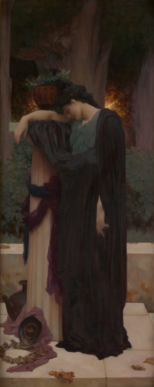 Lachrymae, ca. 1894-95 (olie på lærred) af Frederic Leighton