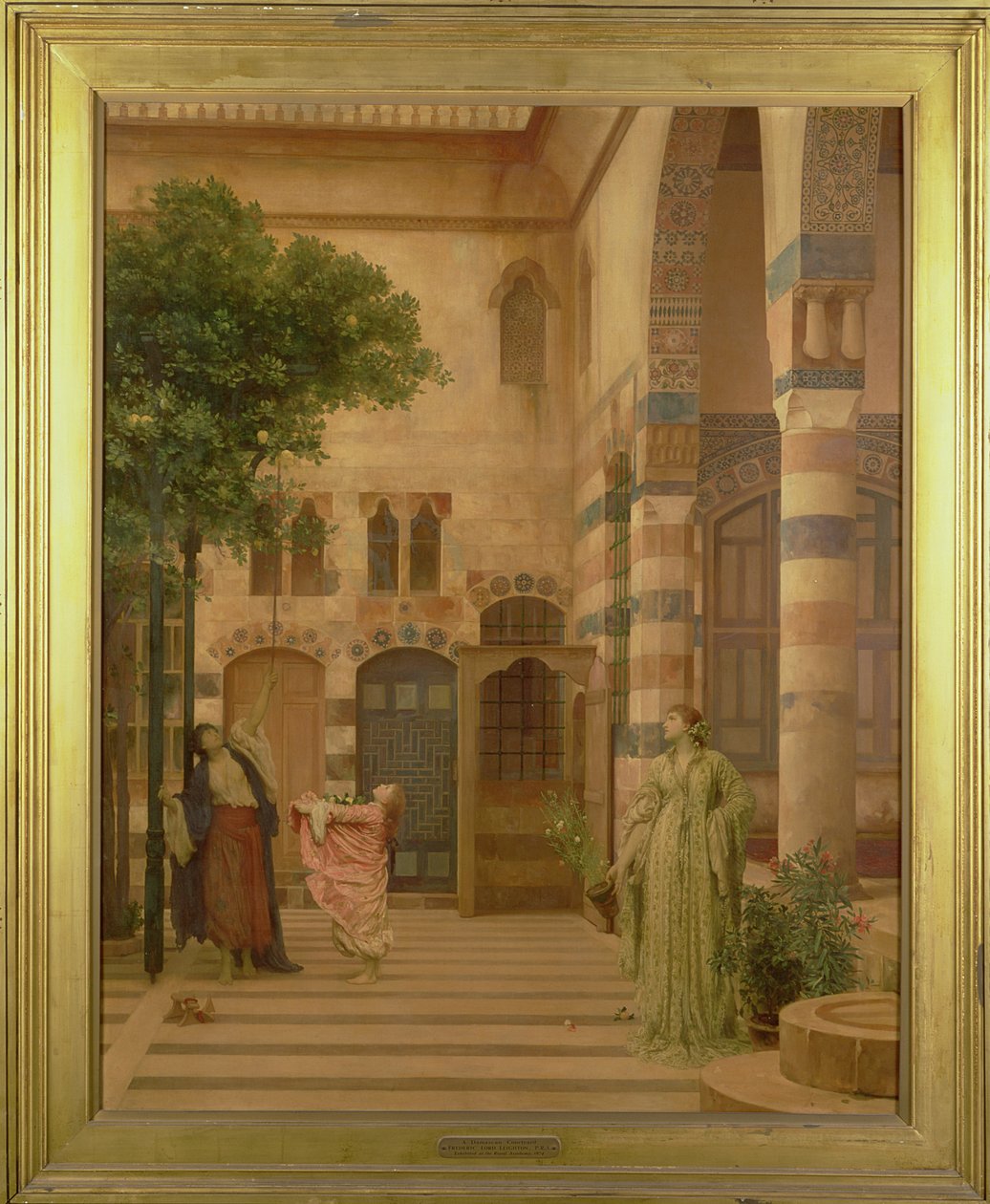 Gamle Damaskus: Jødernes kvarter eller samler citroner, ca. 1873-1874 af Frederic Leighton
