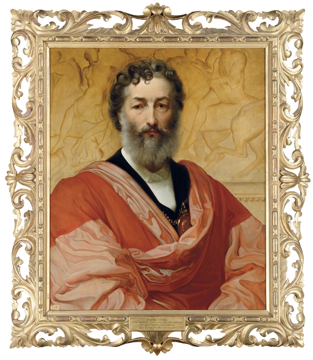 Portræt af Frederic Leighton af Frederic Leighton