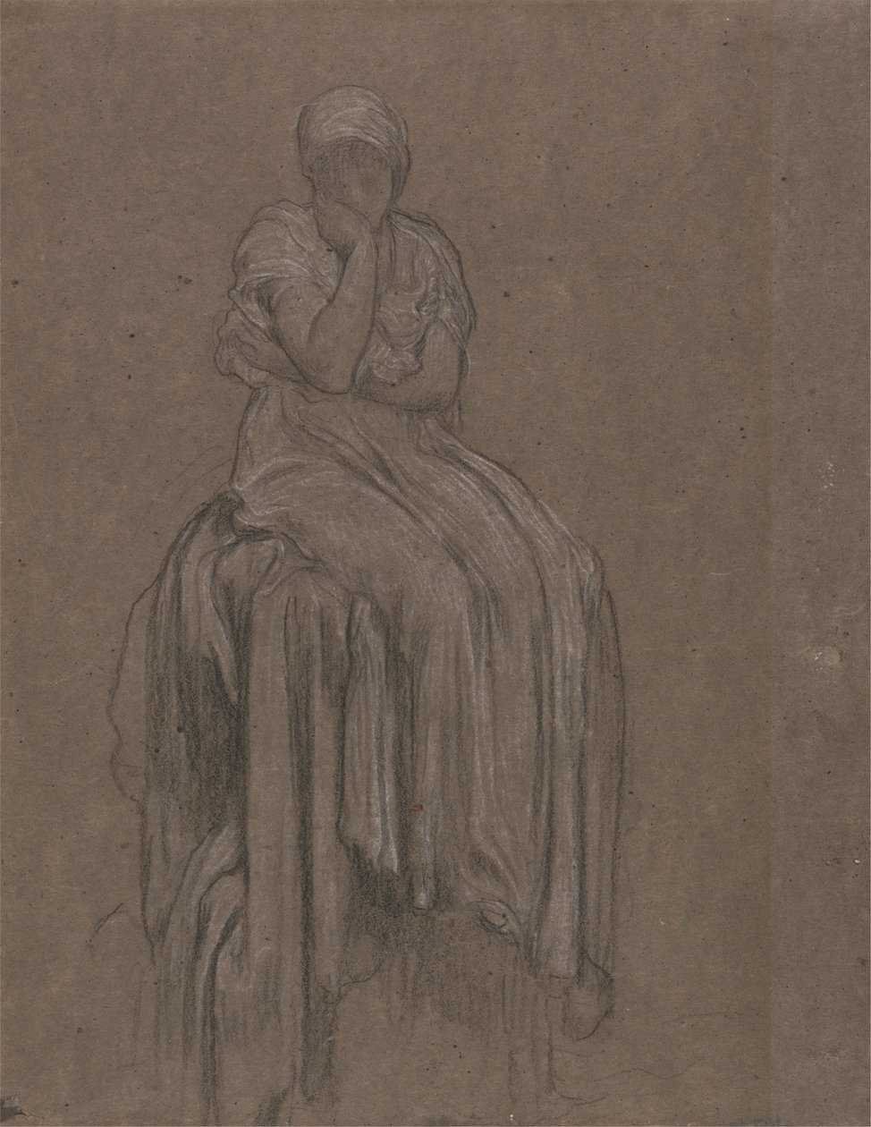 Studie for ensomhed af Frederic Leighton