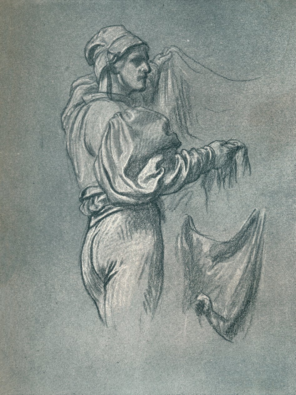Studie for The Arts of Industry as Applied to War, c1870, 1897 af Frederic Leighton
