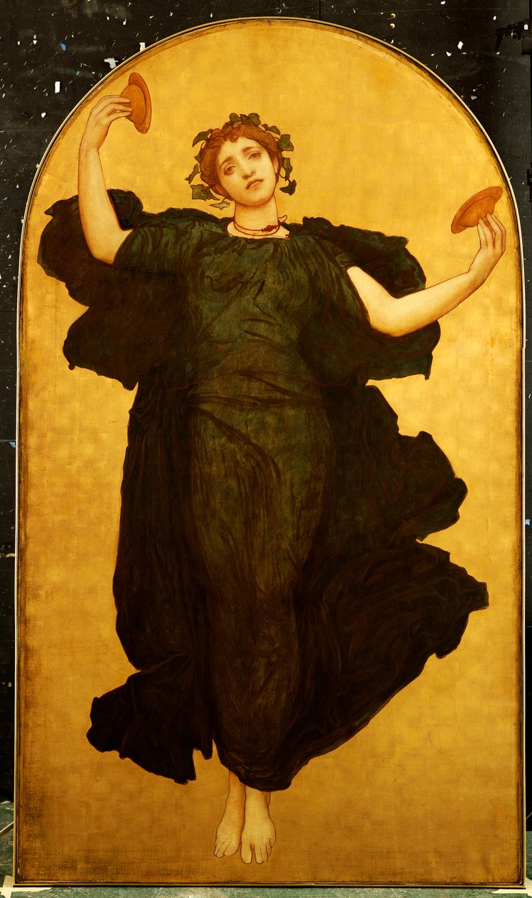 Cymbalisternes dans af Frederic Leighton