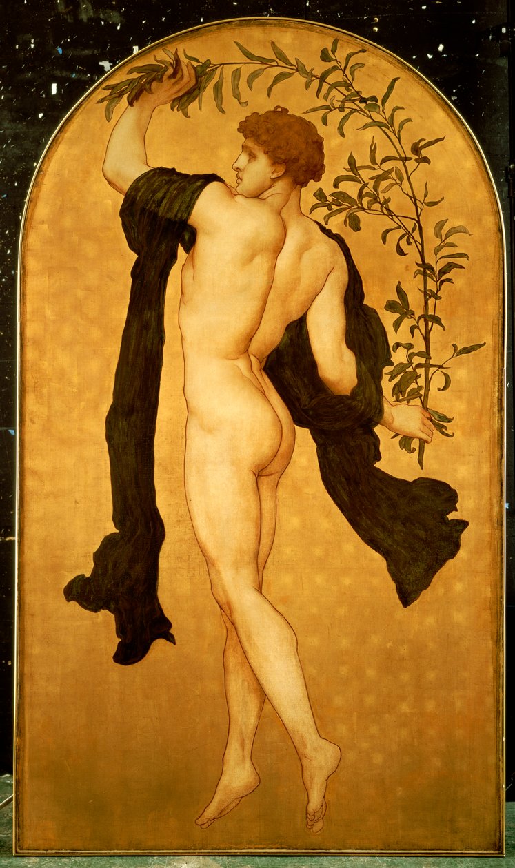 Cymbalisternes dans af Frederic Leighton